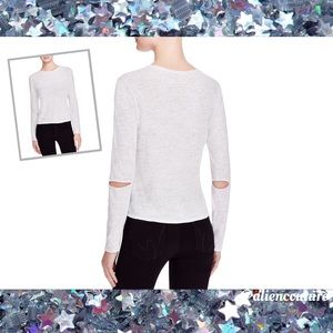 Trendy Monrow Elbow Cutout Longsleeve Tee